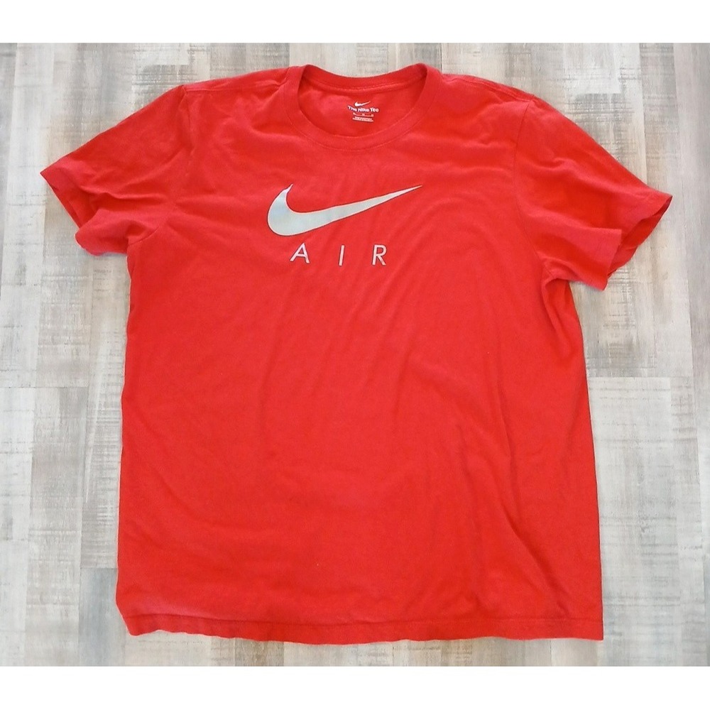 Nike Air Jordan TEE Shirt Mens Extra Large Red The Nike Air Swoosh XL